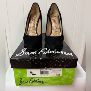 Sam Edelman Black Suede Women's Shoes